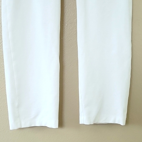 Eileen Fisher White System Washable Stretch Crepe Slim Ankle Pant - Size Small - Picture 4 of 8
